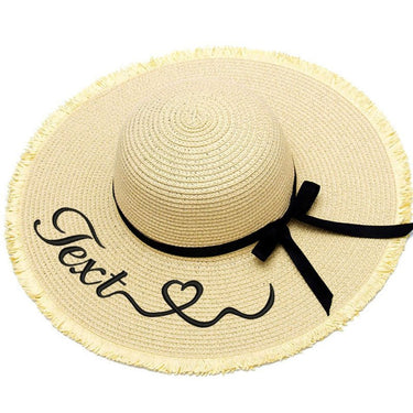 Chapeau De Paille Personnalisé Particulier